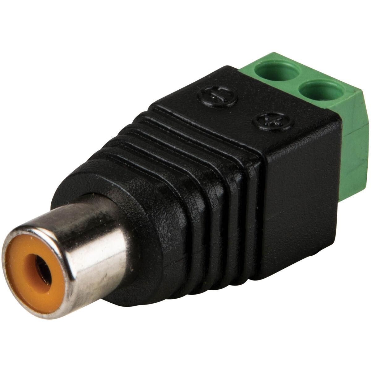 Rca Male To Screw Terminal Connector 4138